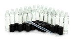 Clear 10ml Glass Roll-On Perfume Bottles (24 Pack)