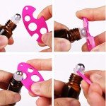 24-Pack Amber Roller Bottles for Essential Oils