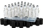10 ml Glass Roll-On Bottles with Droppers