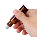 24-Pack Amber Roller Bottles for Essential Oils