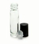 Clear 10ml Glass Roll-On Perfume Bottles (24 Pack)