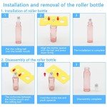 Rose Gold Roller Bottle Set for Oils and Perfumes