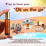100 Pcs Amber Essential Oil Roller Bottles