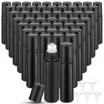96 Pcs Essential Oil Roller Bottles - 10ml Glass