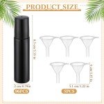 96 Pcs Essential Oil Roller Bottles - 10ml Glass