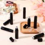 96 Pcs Essential Oil Roller Bottles - 10ml Glass