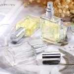 18 Pack Clear Glass Mini Perfume Spray Bottles