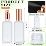 20 Pack Rose Gold Glass Spray Bottles