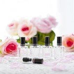 12-Pack Portable Clear Refillable Perfume Bottles