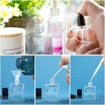 12-Pack Portable Clear Refillable Perfume Bottles