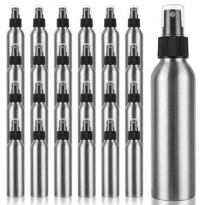 24PCS 4oz Aluminum Spray Bottles for Cosmetics