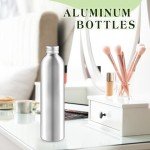 8 Pack 300ml Aluminum Bottles for Soaps & Cosmetics