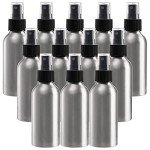 12 Pack Aluminum Mist Spray Bottles for Travel
