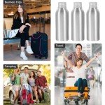Aluminum Travel Bottles Set for Lotion & Shampoo