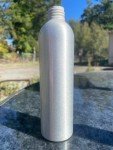 Empty Brushed Aluminum Bottles 8oz (24/410 Neck)