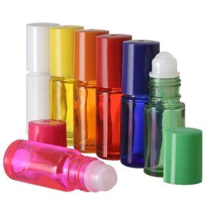 Travel-Friendly 5ml Glass Roll-On Perfume Bottles