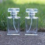 Empty 30ml Square Glass Spray Bottles with Cap