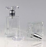 Empty 30ml Square Glass Spray Bottles with Cap