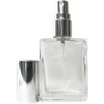 15ml Clear Square Glass Perfume Spray Bottle