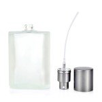 Frosted Glass Refillable Perfume Spray Atomizer