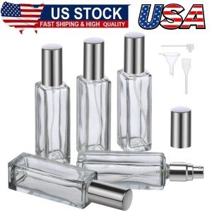 Travel Size Perfume Spray Bottle Set - 5 Pack