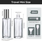 Travel Size Perfume Spray Bottle Set - 5 Pack