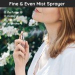 Travel Size Perfume Spray Bottle Set - 5 Pack