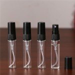 Black Refillable Spray Bottles for Perfume - 5ml