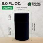 Biodegradable Kraft Shaker Tubes - 6 Pack