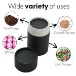 Kraft Cylinder Tube Shaker for Soaps & Crafts
