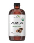 Milania Organic Castor Oil - 16oz Glass Bottle