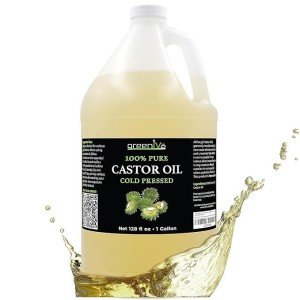 Pure Cold Pressed Castor Oil - Organic & Hexane Free