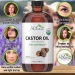Milania Organic Castor Oil - 16oz Glass Bottle