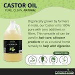 Pure Cold Pressed Castor Oil - Organic & Hexane Free