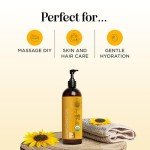 Pure Organic Sunflower Oil for Skin & Hair
