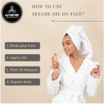 Natural Sesame Seed Oil for Skin & Hair Care