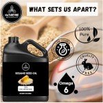 Natural Sesame Seed Oil for Skin & Hair Care