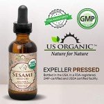 Organic Cold Pressed Sesame Seed Oil - 2 oz