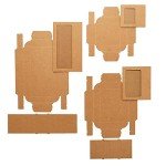 Kraft Soap Boxes with Clear Window - 100 Pack