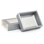 Kraft Soap Boxes with Clear Window - 100 Pack
