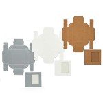 Kraft Soap Boxes with Clear Window - 100 Pack