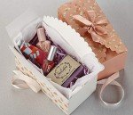 Floral Gift Boxes with Ribbons - 20 Pack