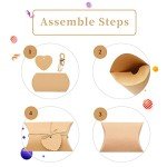 Kraft Pillow Candy Boxes for Wedding Favors