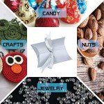 Mini Pillow Candy Boxes with Ribbon - 100 Pack