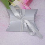 Mini Pillow Candy Boxes with Ribbon - 100 Pack