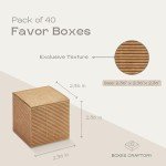 40-Pack Gift Boxes with Lids for Soaps