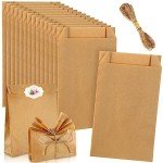 50 Handmade Soap Paper Bags with Jute Ropes
