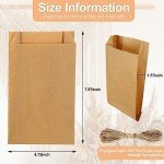 50 Handmade Soap Paper Bags with Jute Ropes