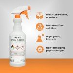 Handcrafted 99.5% Denatured 200 Proof Alcohol Spray - 32oz