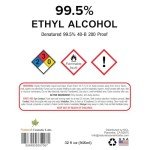 Handcrafted 99.5% Denatured 200 Proof Alcohol Spray - 32oz